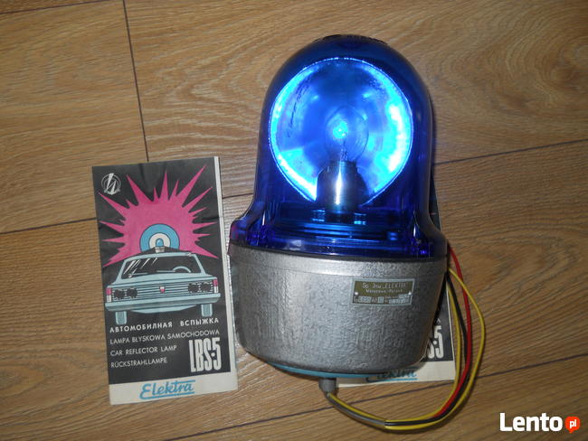 Lampa ostrzegawcza Kogut LBS-5 ELEKTRA 1985 r