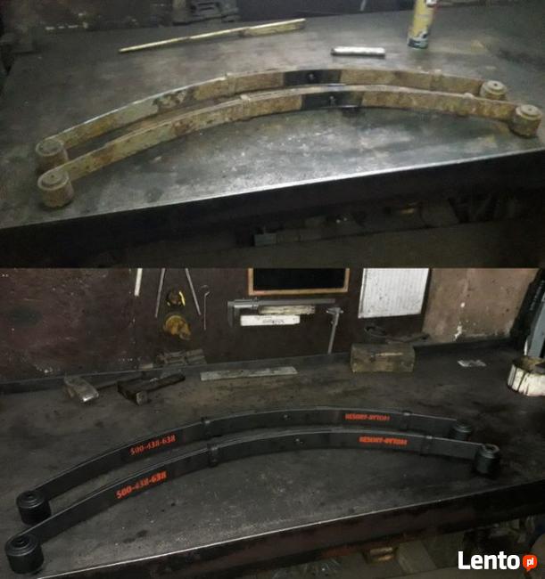 Naprawa resorów wzmacnianie resor resory regeneracja