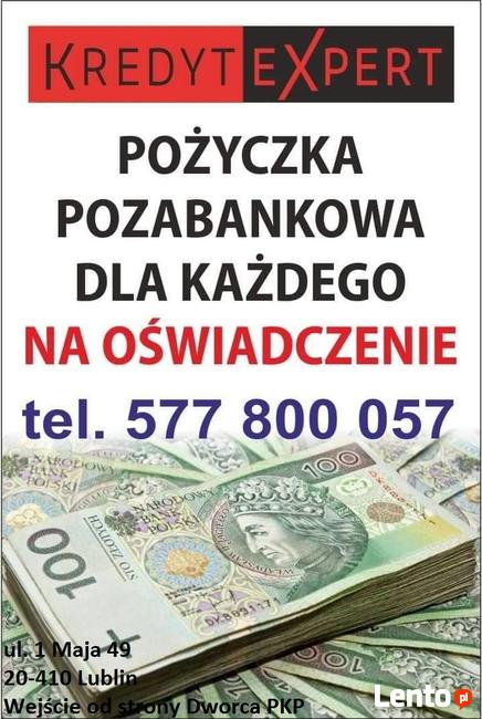 Pożyczka pozabankowa do 25 tyś na sam dowód