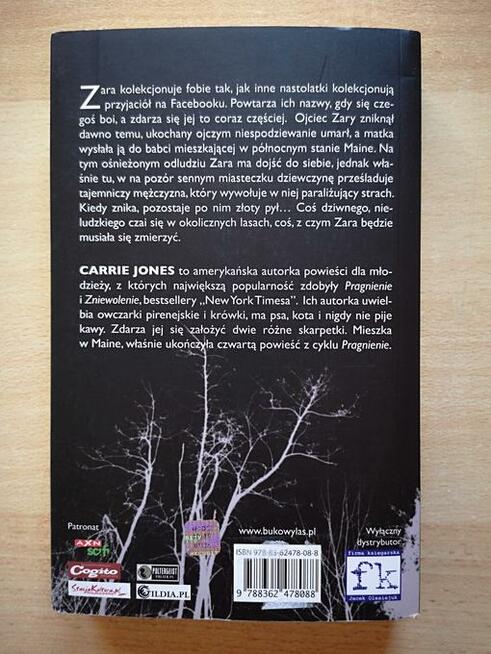 Pragnienie, Carrie Jones - sprzedam książkę