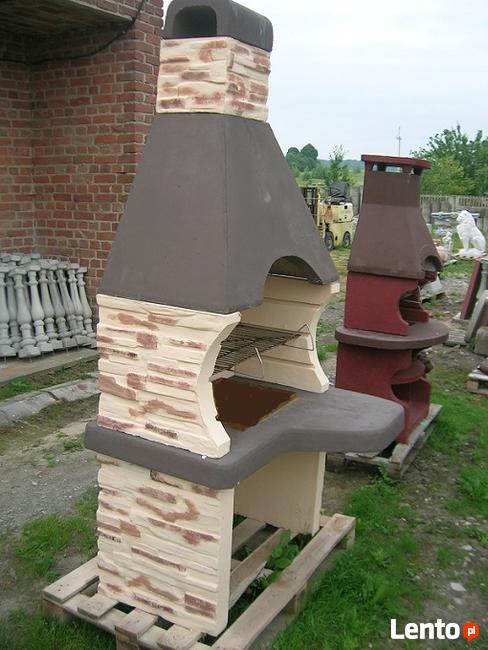 Filary betonowe, kolumny, podpory głowice doryckie - Turobin