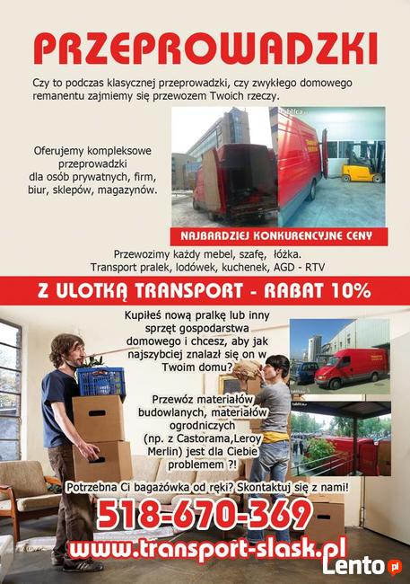 Tani Transport od 70zł Przeprowadzki Bagażówka Bus