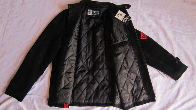 NOWA CZARNA ZAMSZOWA KURTKA ZE STANÓW WILSONS M