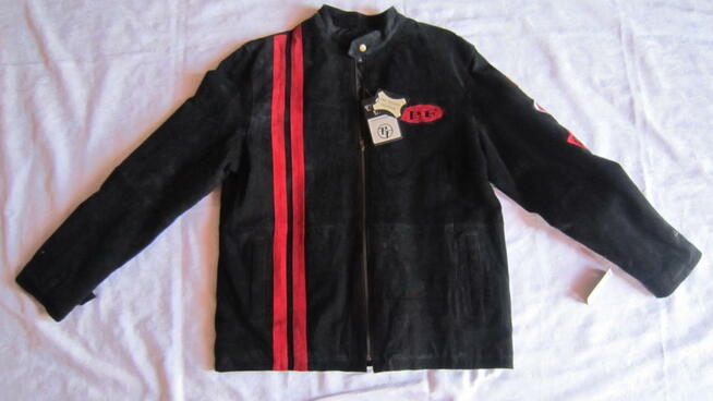 NOWA CZARNA ZAMSZOWA KURTKA ZE STANÓW WILSONS M