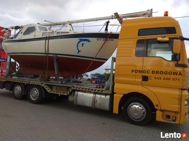 TRANSPORT DOMKÓW HOLENDERSKICH, MOBILNYCH, CIĄGNIK ROL,