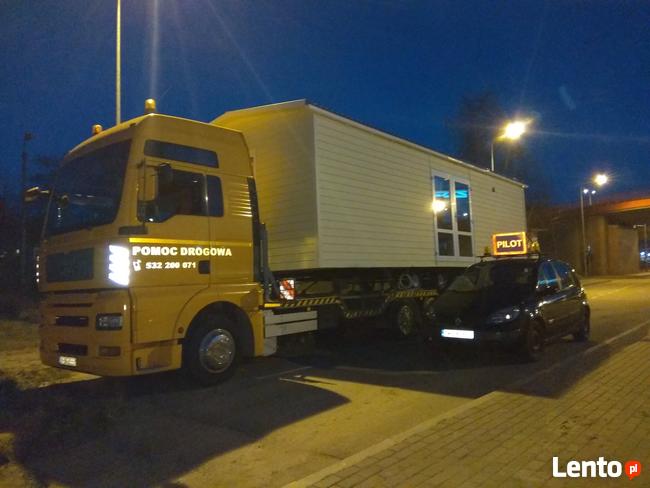 pomoc drogowa, wózek widłowy, domek holenderski, przyczepa,