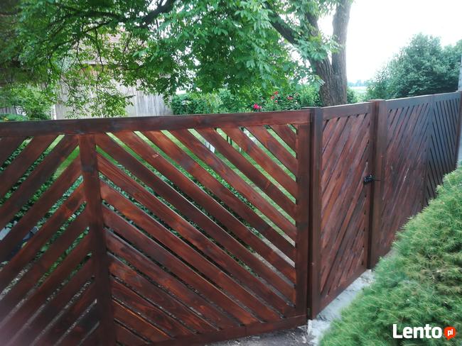 Usługi ogrodnicze, stolarskie.