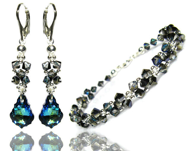 Biżuteria Ślubna Swarovski niedrogo