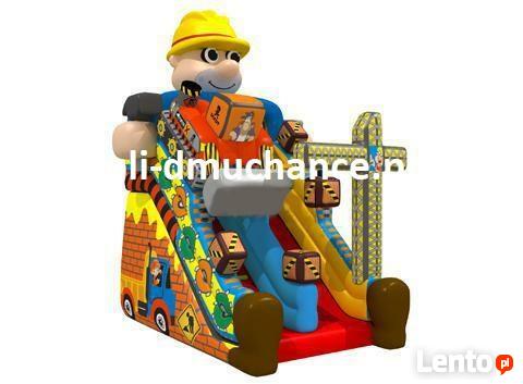 Zamek dmuchany tor przeszkód zjezdzalnia plac zabaw Producen