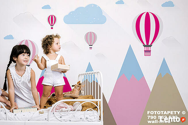 Fototapety do pokoju dziecka Fototapeta GÓRY balony