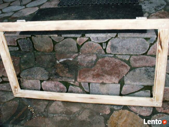 Rama okienna lustro aranżacja wnętrz obraz okno loft 105x59