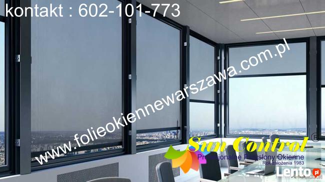 Rolety przeciwsłoneczne od Producenta montaż Warszawa