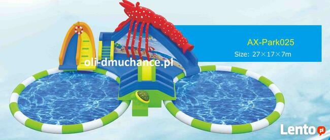 Zamek dmuchany tor przeszkód zjezdzalnia plac zabaw Producen