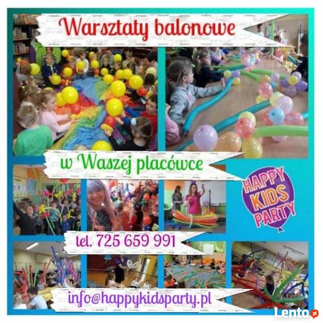 Warsztaty balonowe dla dzieci! Warsztaty slime ! Animacje !