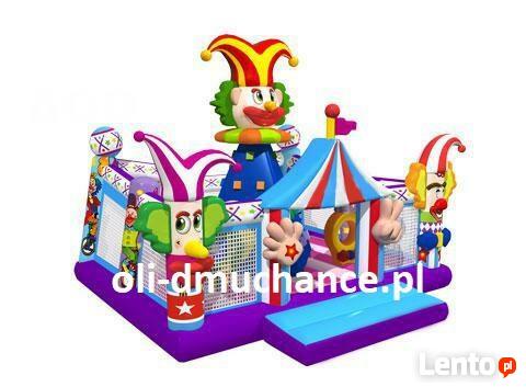 Zamek dmuchany tor przeszkód zjezdzalnia plac zabaw Producen