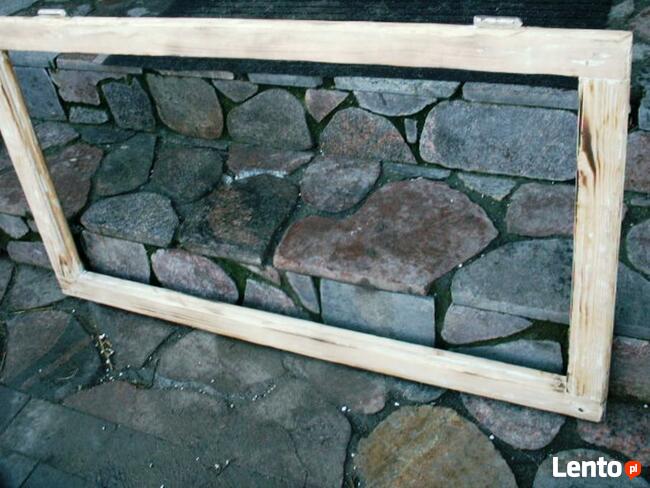 Rama okienna lustro aranżacja wnętrz obraz okno loft 105x59