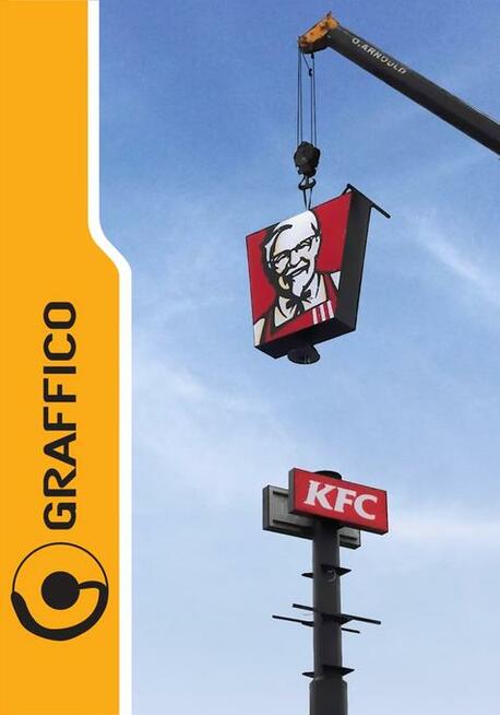 Słup reklamowy, witacz, pylon