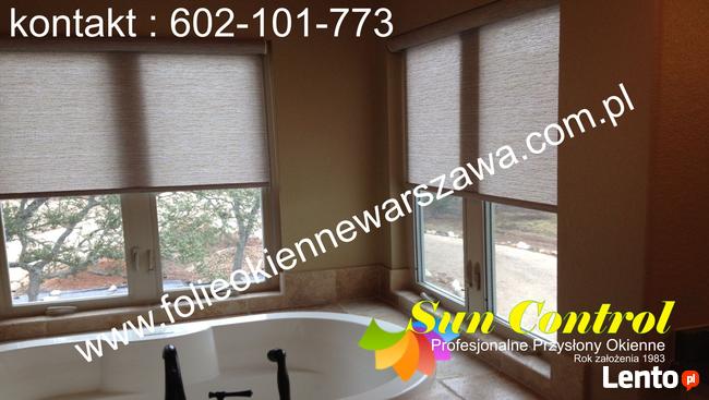 Rolety przeciwsłoneczne od Producenta montaż Warszawa