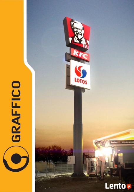 Słup reklamowy, witacz, pylon