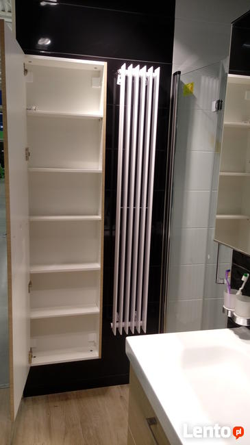 SZAFKA SŁUPEK ŁAZIENKOWY WISZĄCY REGAŁ IDA 30