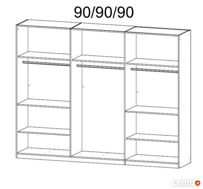 GARDEROBA PROSTA NATALKA 270cm NOWOSC