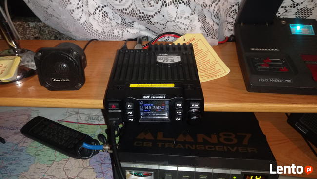 CRT MICRON UV UHF/VHF Radio amatorskie + Antena Samochodowa