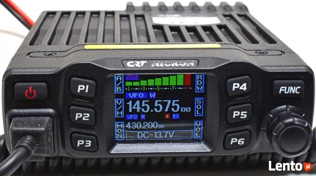 CRT MICRON UV UHF/VHF Radio amatorskie + Antena Samochodowa