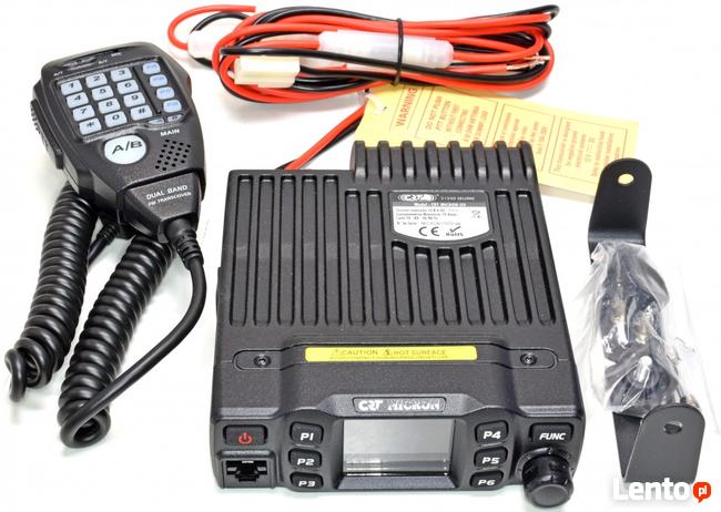 CRT MICRON UV UHF/VHF Radio amatorskie + Antena Samochodowa
