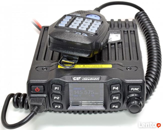 CRT MICRON UV UHF/VHF Radio amatorskie + Antena Samochodowa