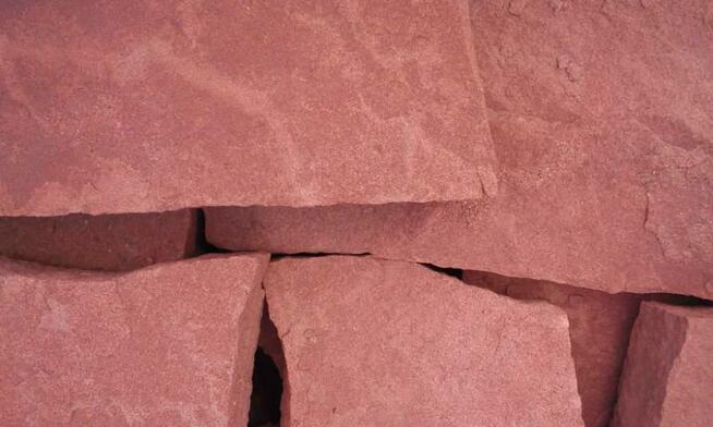 Łupany PIASKOWIEC CZERWONY Elewacje Płyty Dzikówka Warszawa