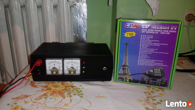CRT MICRON UV UHF/VHF Radio amatorskie + Antena Samochodowa