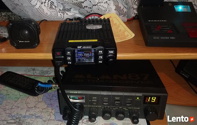 CRT MICRON UV UHF/VHF Radio amatorskie + Antena Samochodowa