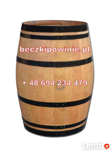 Beczka Dębowa po winie 225L dekoracyjna Klasa A+