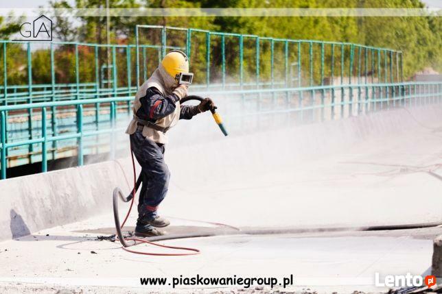 Piaskowanie konstrukcji stalowych cegły szkiełkowanie