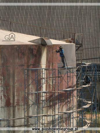 Piaskowanie konstrukcji stalowych cegły szkiełkowanie