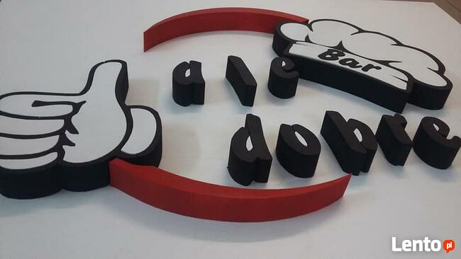 Inicjaly ślubne .Napisy Litery ze styroduru Wycinanie Reklam