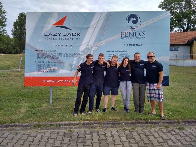 Obóz, kolonia żeglarska na Mazurach. Kurs na patent żeglarza