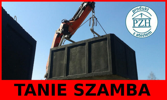 Szamba betonowe przydomowe szczelne od producenta – Atest