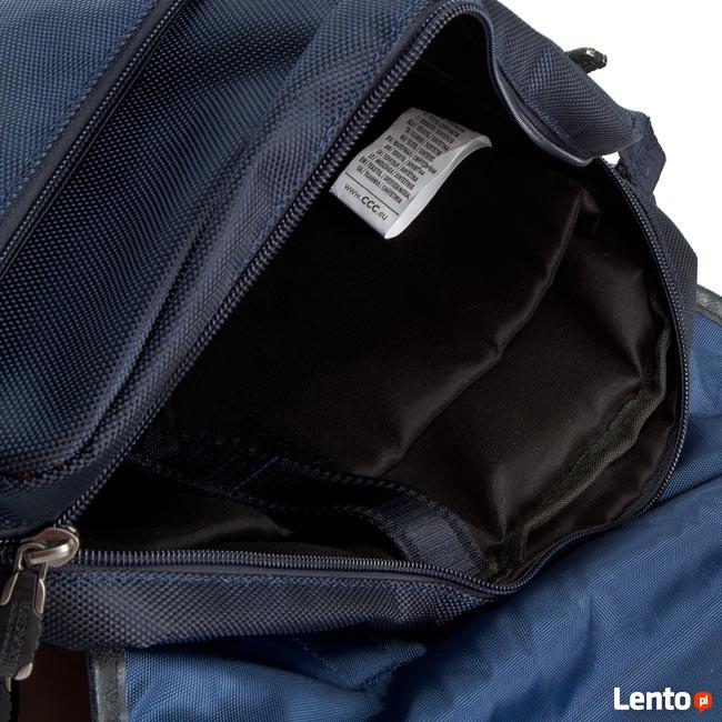 Granatowa torba na laptopa = LASOCKI RM0016 LASOCKI FOR MEN