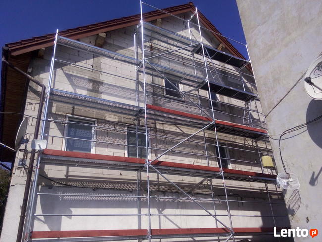 RUSZTOWANIA ELEWACYJNE WYNAJEM MONTAZ DEMONTAZ TRANSPORT