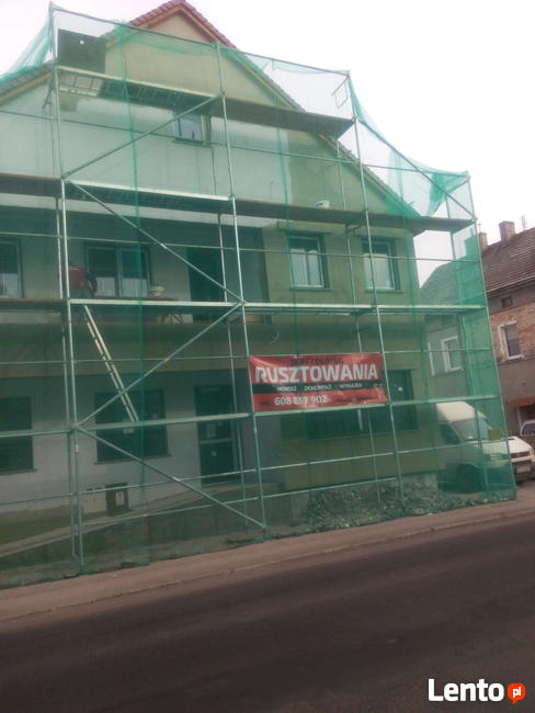 RUSZTOWANIA ELEWACYJNE WYNAJEM MONTAZ DEMONTAZ TRANSPORT