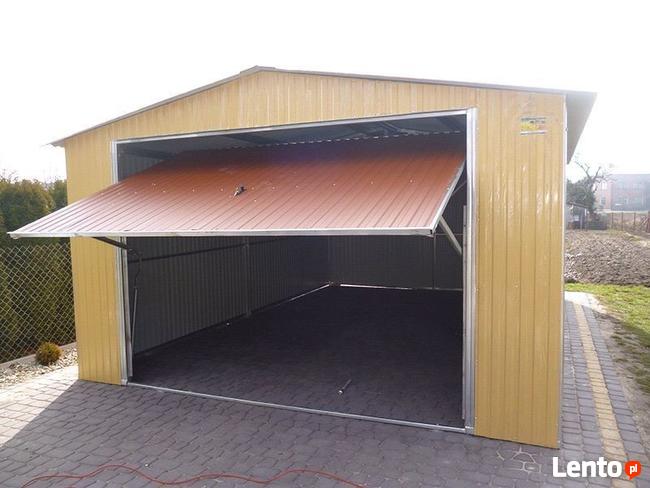TANIE GARAŻE Garaż blaszak 4x6m kolor PRODUCENT garaże bramy