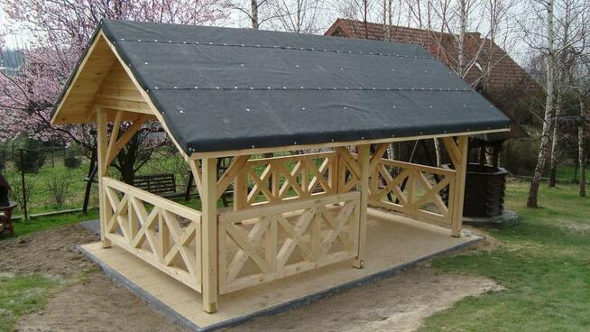 WIATA GARAŻOWA drewna carport garaż altana 3,3x7