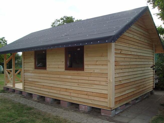 DOMEK DREWNIANY rekreacyjny drewna taras altana