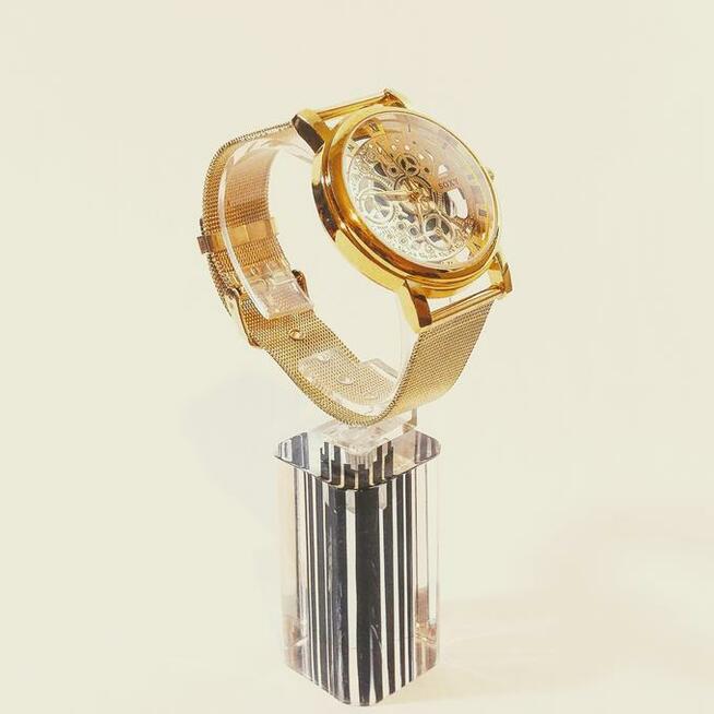Piękny Zegarek Damski typu Szkieleton - wyprzedaż kolekcji