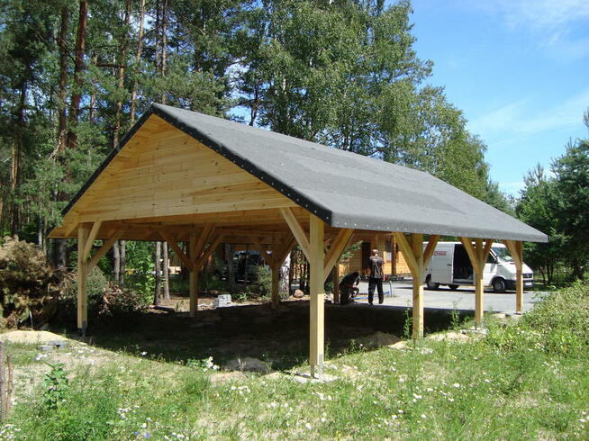 WIATA GARAŻOWA drewna carport garaż altana 3,3x7