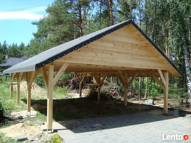 WIATA GARAŻOWA drewna carport garaż altana 3,3x7