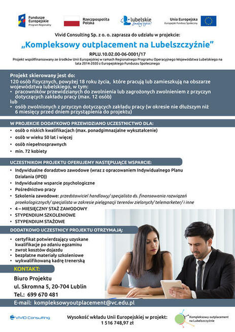 Kompleksowy outplacement na Lubelszczyźnie