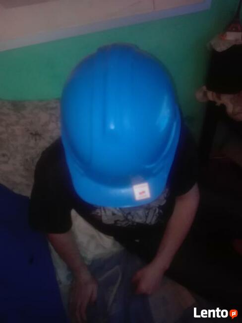 Kask ochronny BHP z wentylacją kolor niebieski