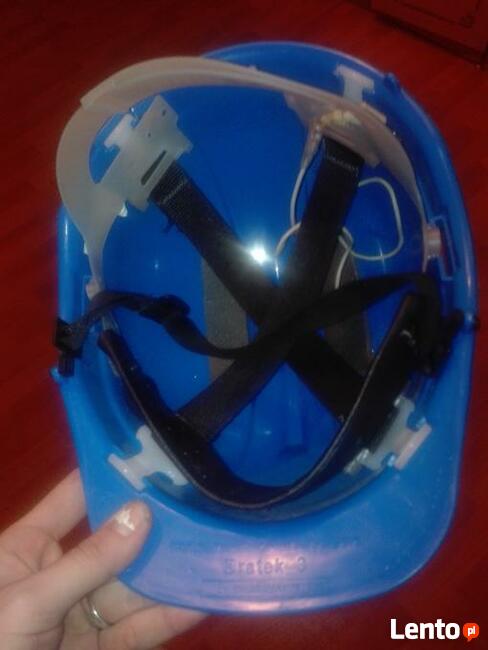 Kask ochronny BHP z wentylacją kolor niebieski